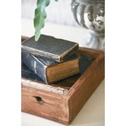Jeanne d�Arc Living bakke af gammelt tr� 36 cm med b�ger til dekoration - Tinashjem